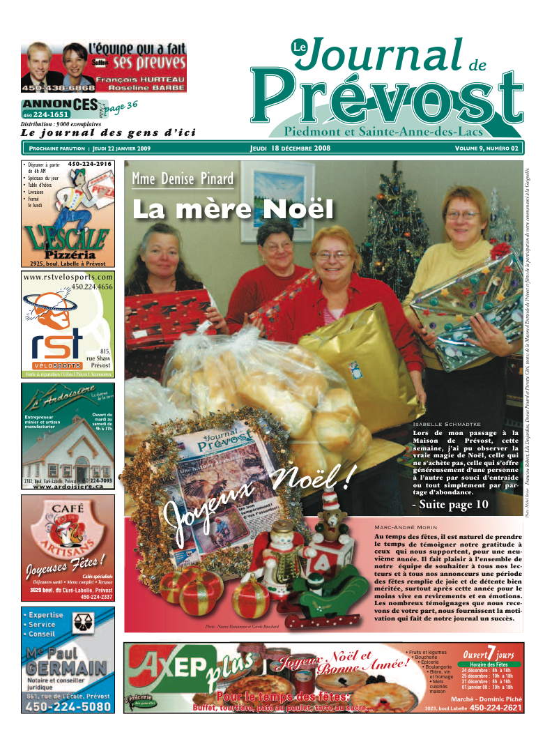 Journal du mois